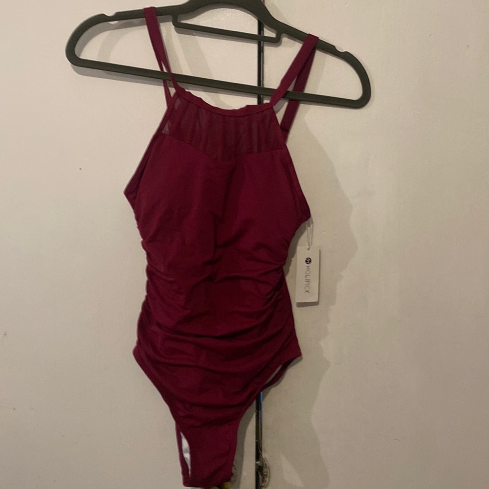 - One piece bathing suit